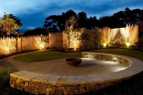 Landscape lighting in Noblesville